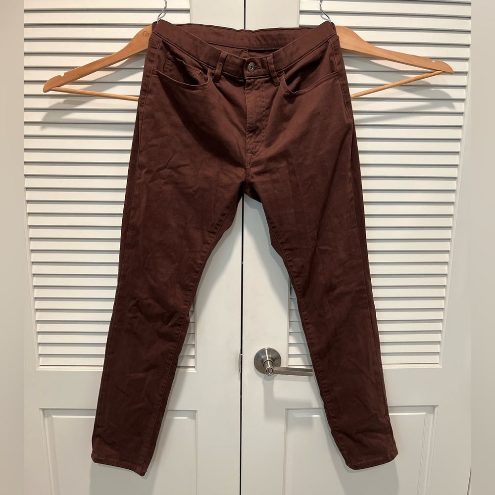 Men's UniQlo Brown Skinny Jeans